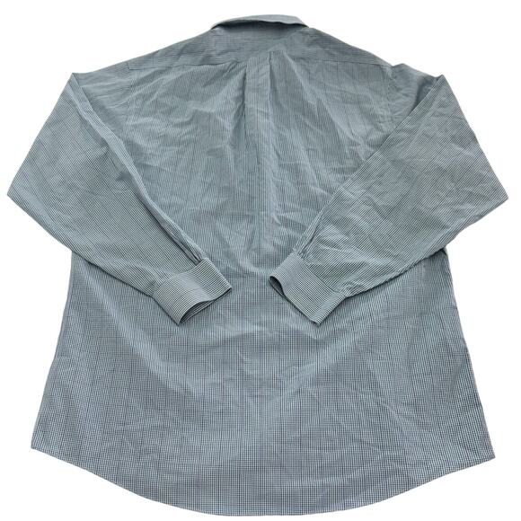 Brooks‎ Brothers Shirt Men Large 16.5 34 Regent Original Polo Blue Green Check - Picture 2 of 8